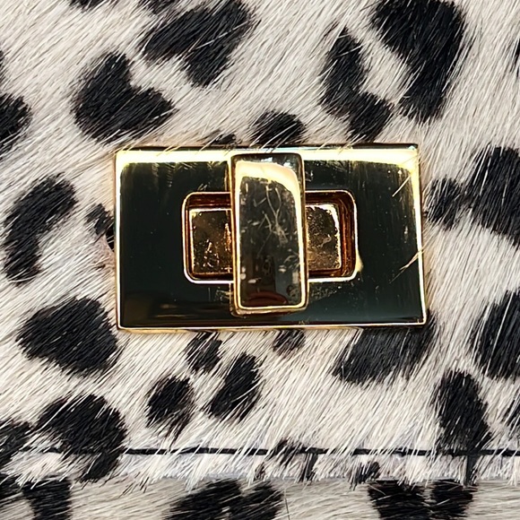 Charlie Leather Small Cross Body Waist Pochette Animal Print Bag - Picture 11 of 15